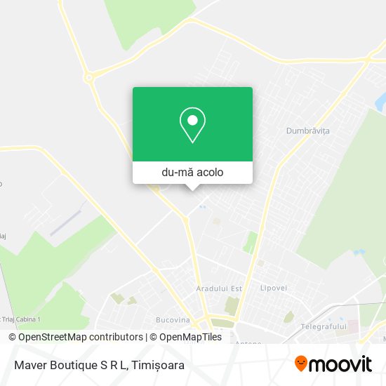Hartă Maver Boutique S R L