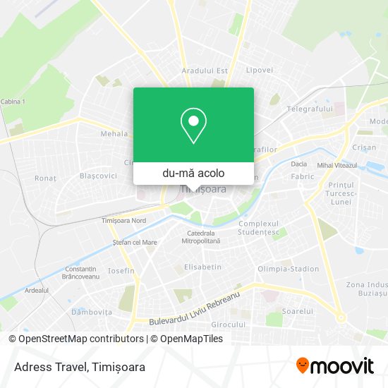 Hartă Adress Travel