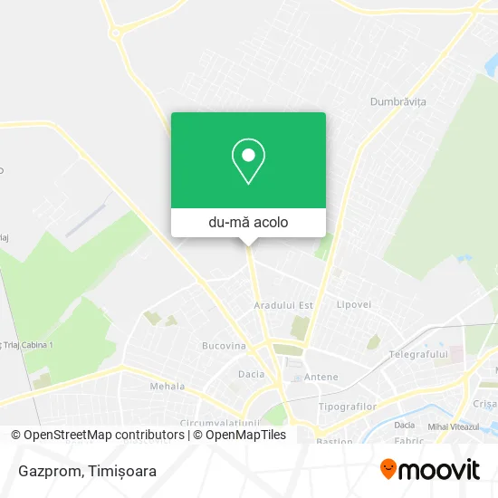 Hartă Gazprom