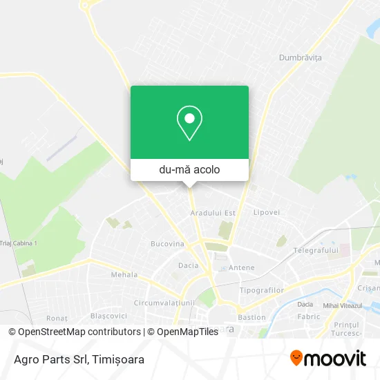 Hartă Agro Parts Srl