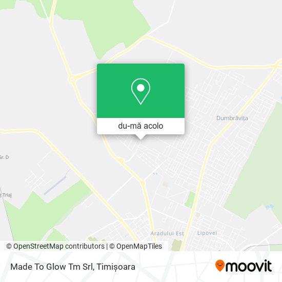 Hartă Made To Glow Tm Srl