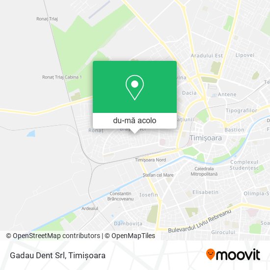 Hartă Gadau Dent Srl