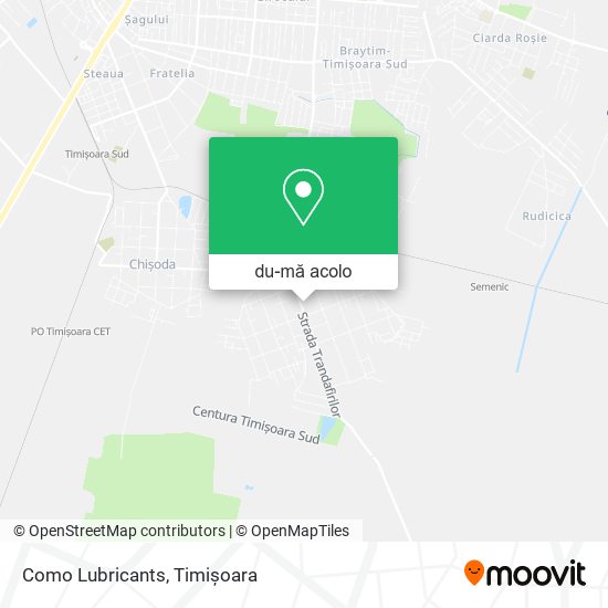 Hartă Como Lubricants