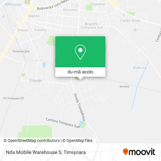 Hartă Nda Mobile Warehouse S