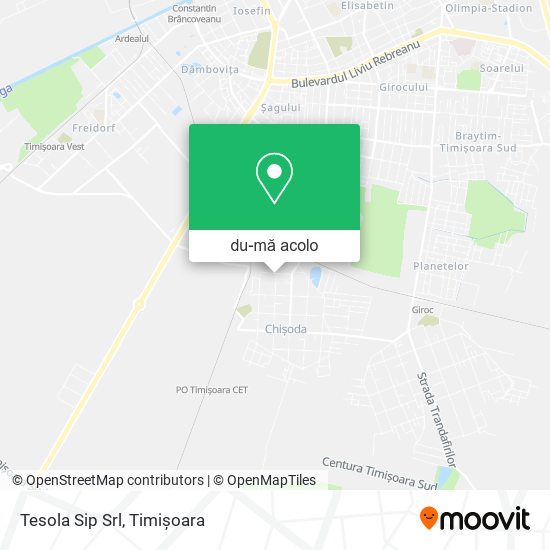 Hartă Tesola Sip Srl