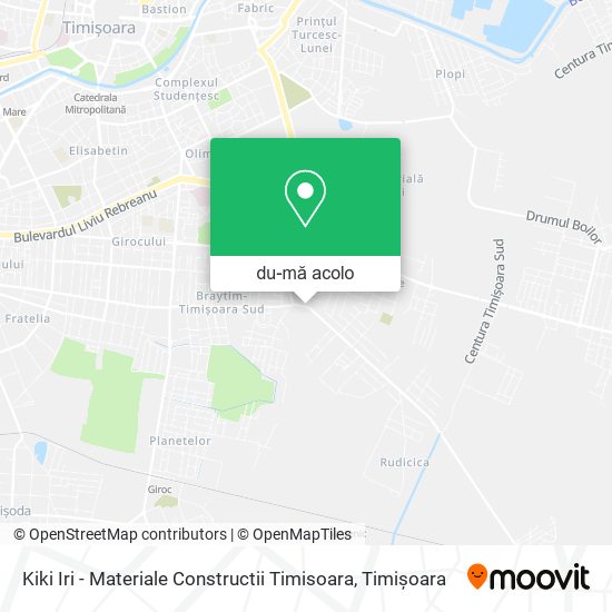 Hartă Kiki Iri - Materiale Constructii Timisoara