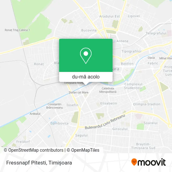 Hartă Fressnapf Pitesti