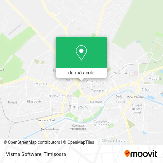 Hartă Visma Software