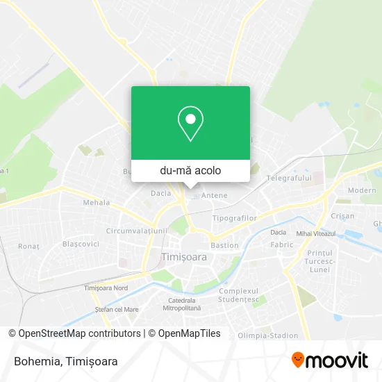 Hartă Bohemia