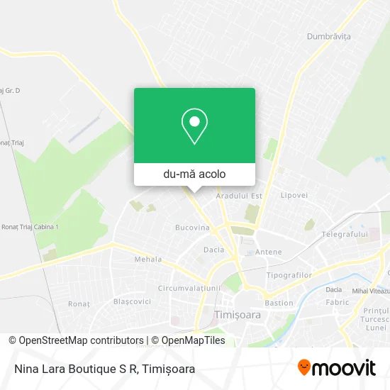 Hartă Nina Lara Boutique S R
