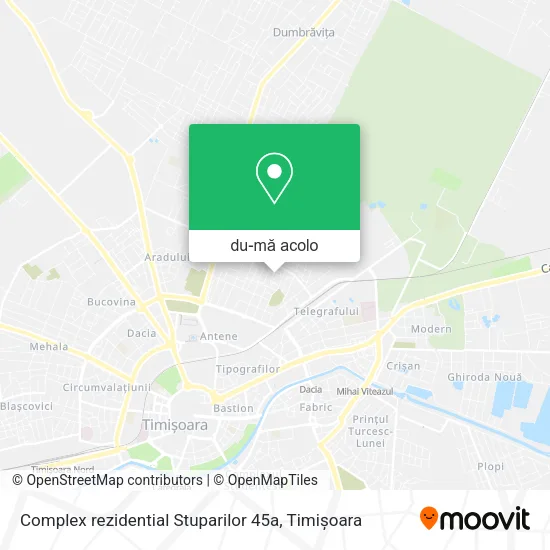 Hartă Complex rezidential Stuparilor 45a