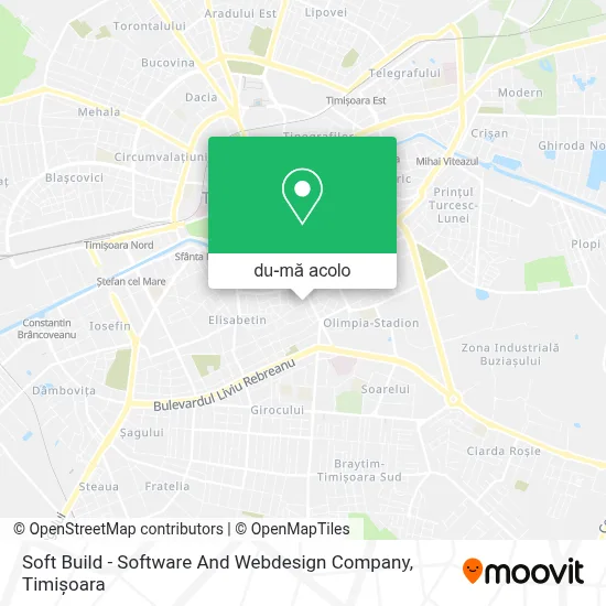 Hartă Soft Build - Software And Webdesign Company