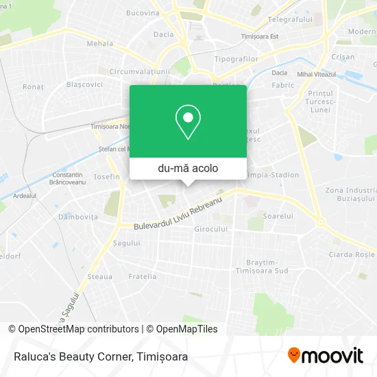 Hartă Raluca's Beauty Corner