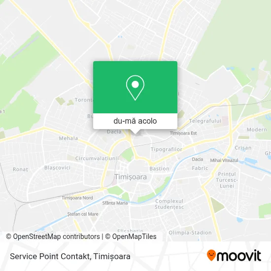 Hartă Service Point Contakt