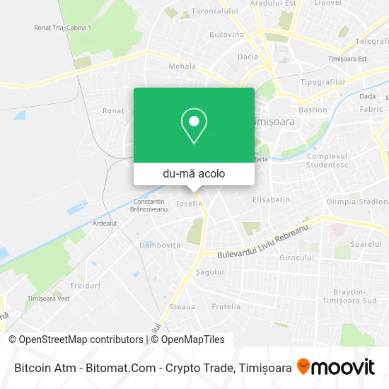 Hartă Bitcoin Atm - Bitomat.Com - Crypto Trade