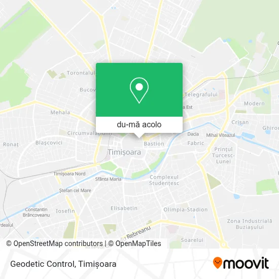 Hartă Geodetic Control