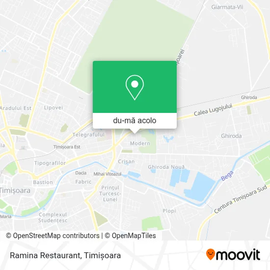 Hartă Ramina Restaurant