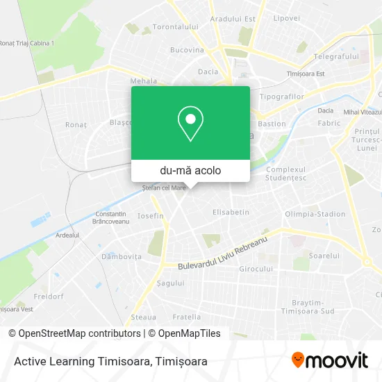 Hartă Active Learning Timisoara