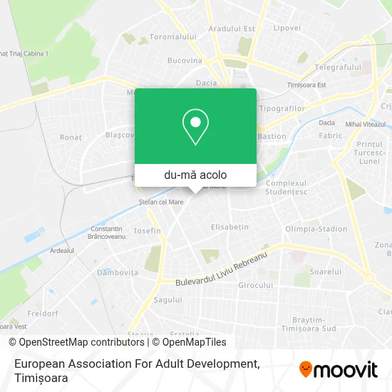 Hartă European Association For Adult Development