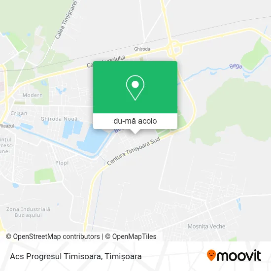 Hartă Acs Progresul Timisoara