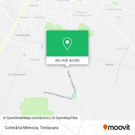 Hartă Cofetăria Mimoza