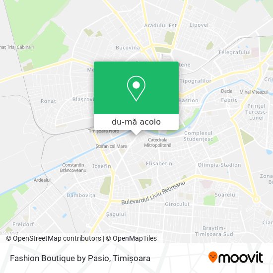 Hartă Fashion Boutique by Pasio