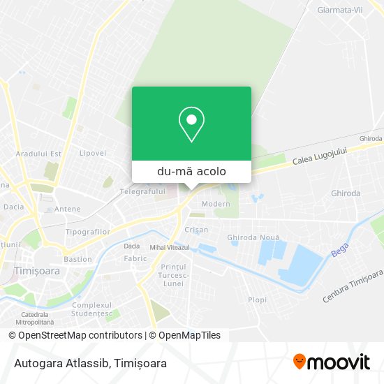 Hartă Autogara Atlassib