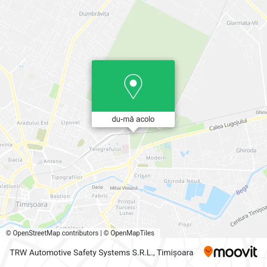 Hartă TRW Automotive Safety Systems S.R.L.