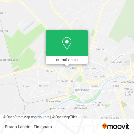 Hartă Strada Labirint