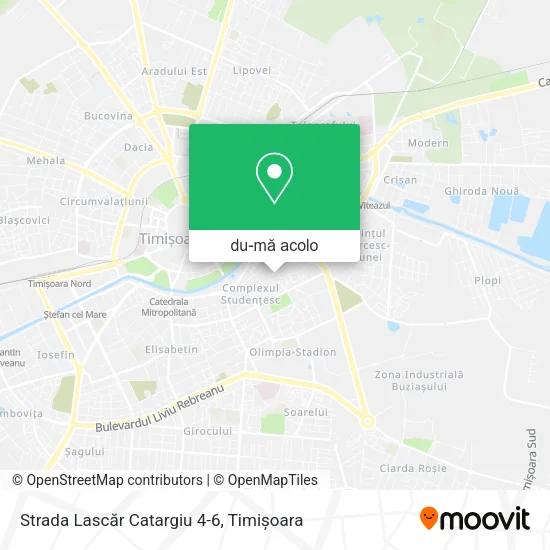 Hartă Strada Lascăr Catargiu 4-6