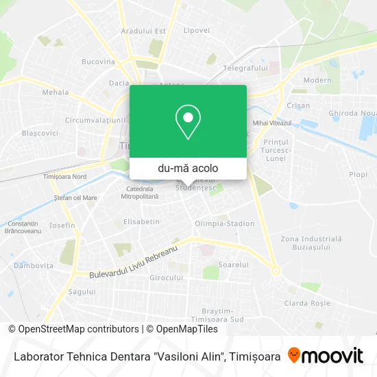 Hartă Laborator Tehnica Dentara "Vasiloni Alin"