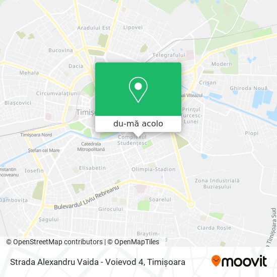 Hartă Strada Alexandru Vaida - Voievod 4