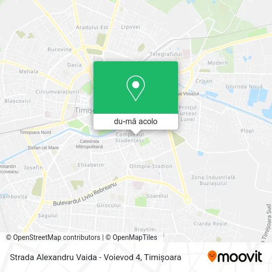Hartă Strada Alexandru Vaida - Voievod 4