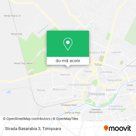 Hartă Strada Basarabia 3
