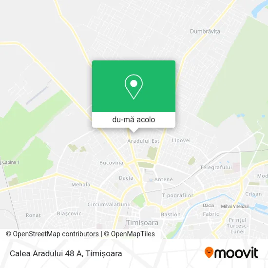 Hartă Calea Aradului 48 A