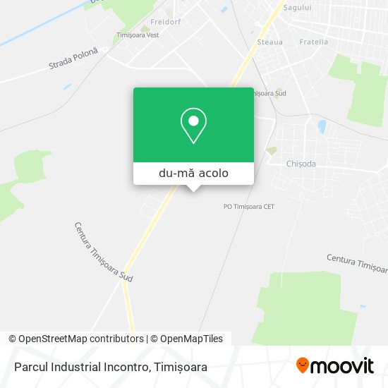 Hartă Parcul Industrial Incontro