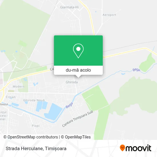 Hartă Strada Herculane