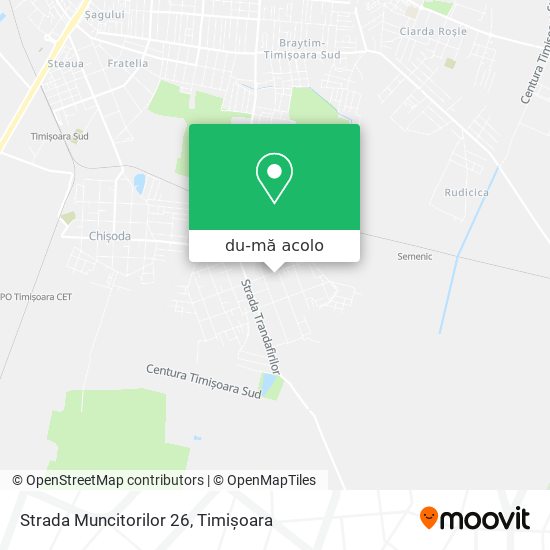 Hartă Strada Muncitorilor 26