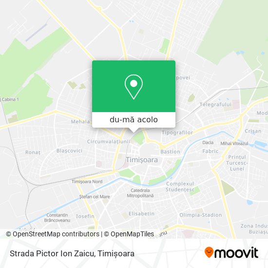 Hartă Strada Pictor Ion Zaicu
