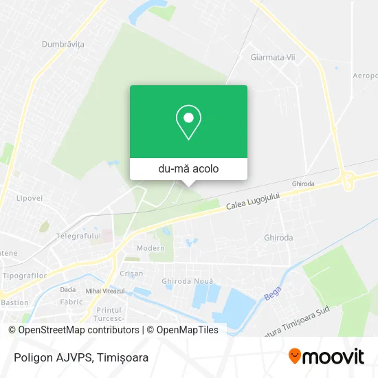 Hartă Poligon AJVPS