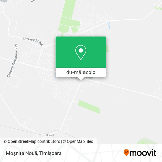 Hartă Moşniţa Nouă