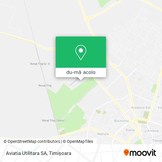 Hartă Aviatia Utilitara SA