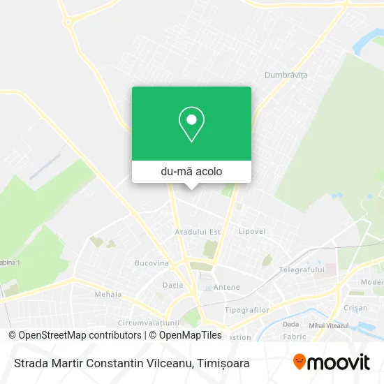 Hartă Strada Martir Constantin Vîlceanu