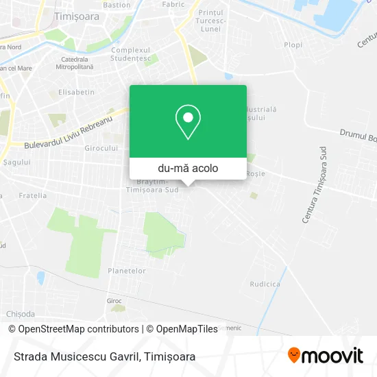 Hartă Strada Musicescu Gavril