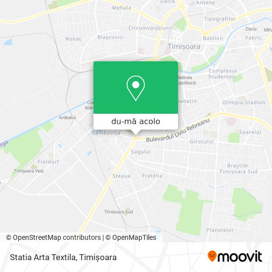 Hartă Statia Arta Textila