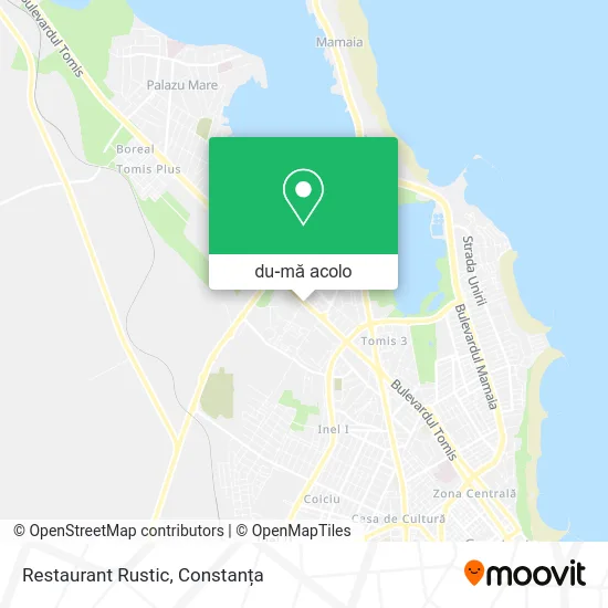 Hartă Restaurant Rustic