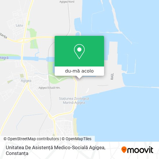 Hartă Unitatea De Asistență Medico-Socială Agigea