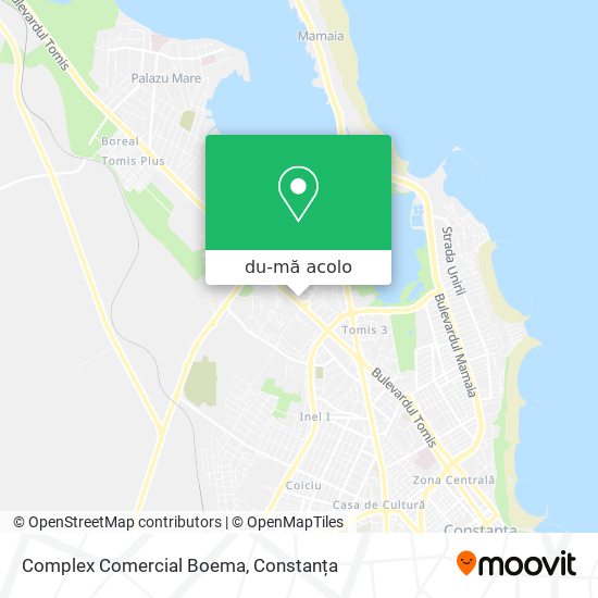 Hartă Complex Comercial Boema