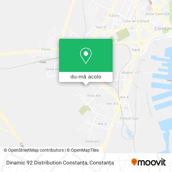 Hartă Dinamic 92 Distribution Constanța
