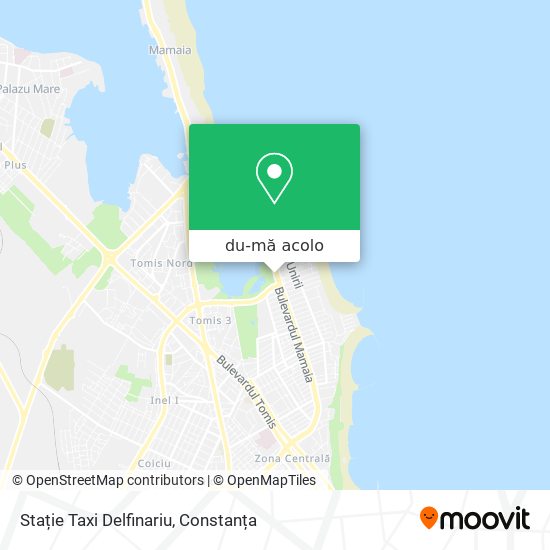 Hartă Stație Taxi Delfinariu